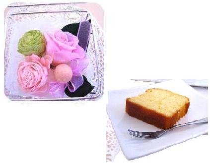 【9/21出荷限り】遅れてごめんね　敬老の日ギフト　「ピンク・かわいいプリザーブドフラワーとスイーツセット【本州お届け 送料無料】【敬老の日】 【お祝い・記念日・誕生日・フラワーギフト】