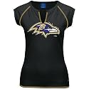 Reebok Baltimore Ravens Black Ladies Ditto Top