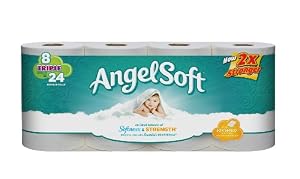 Angel Soft Triple Rolls, 8 Rolls, Pack of 6 (48 Rolls)