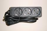 Eigenschaften Unitec  / 3-fach Tischsteckdose schwarz 5m (Schuko) 16A/240V