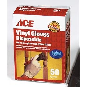 Ace Vinyl Disposable Glove (1051-01) Bx/50