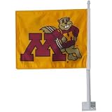 Minnesota Golden Gophers Gold Car Flag