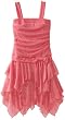 Amy Byer Girls 7-16 Glitter Daisy Sleeveless Hanky Dress