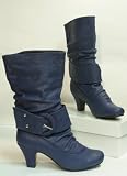 Produkt-Bild: Damen Stiefel halbhoch blau