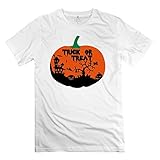 2014 Fashion Pumpkin Ttrick Treat Halloween T-Shirt For Man Normal Fit