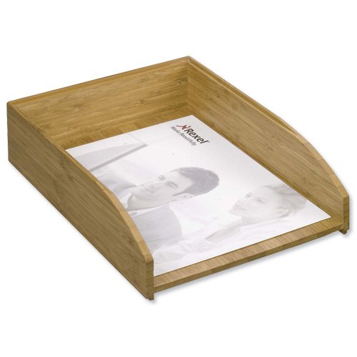 Rexel Bamboo Letter Tray