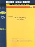 Outlines & Highlights for Abnormal Psychology by Comer, ISBN: 0716757923 (Cram101 Textbook Outlines)