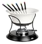 Trudeau Flare 10-Piece Stoneware Fondue Set