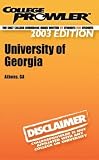 College Prowler University of Georgia (Collegeprowler Guidebooks)