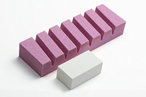 Yoshihiro Sharpening Stone Fixer & Nagura Conditoning Stone Chef's Tools Set Large Size (8.5" x 2.7" x 1.5")