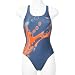 SPEEDO Schwimmanzug, blau/ orange