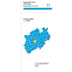 Ennepe-Ruhr-Kreis, Stadt Hagen 1 : 50 000