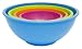 Zak Designs Assorted Turquoise Brights, Set of 4 Bowls