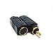 Monoprice 100123 S-, Female to RCA Male Adapter, Gold Plated