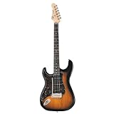 G&L Tribute Legacy Guitar Lefthanded (3 Tone Sunburst, Hard Rock Maple/Rosewood Neck)