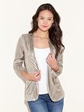 GUESS Sandra Three-Quarter Sleeve Draped Blaze