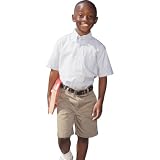 French Toast Flat Front Twill Shorts Husky Sizes for Boys