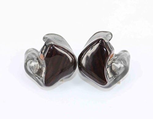 Heir Audio Logo Brown Faceplate and Light Grey Shell High Fidelity Ultimate Earphone