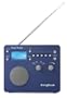 Tivoli Audio SongBook AM / FM Alarm Clock Travel Radio, Blue