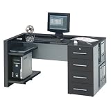 Jahnke Schreibtisch Computer Line CL 155, Graphit alu