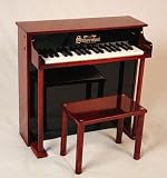 Schoenhut Toy Piano 6637MB 37 key Mahogany & Black Classic Spinet