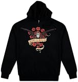 Zip Hoodie: Guns N Roses - Axl's Bouquet Specialty Products T-Shirt, L - Black\ Ringer