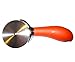 Greenwald Brands Kitchen Monster Pizza Cutter With Soft Grip Handle, Red