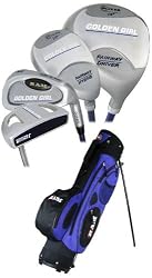 Ram Golf- Golden Girl Golf Club Set w/ Bag (Ages 7-10)