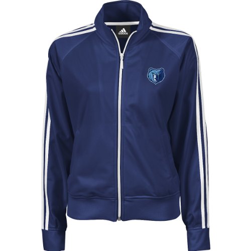 Adidas Memphis Grizzlies Women's 3-Stripe Track Jacket Large