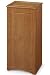 Single Wastebin/hamper 32h Light Oak
