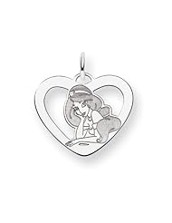 Disney Jasmine Heart Charm
