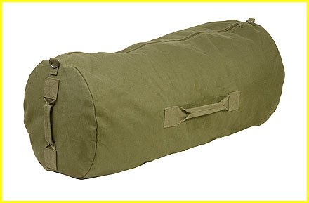 duffle bag full of money. Zippered Canvas Duffle Bag