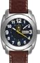 U.S. Army Men's US/1002BLBN Brown Buffalo Grain Leather Watch