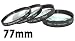 Digital Concepts +1 +2 +4 +10 Close-Up Macro Filter Set with Pouch (77mm)
