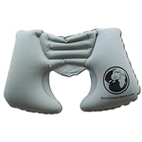 Davidsbeenhere Inflatable Travel Pillow with Cloth Cover