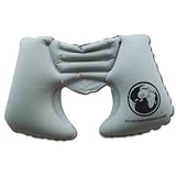 Davidsbeenhere Inflatable Travel Pillow with Cloth Cover