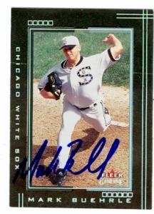 Mark Buehrle Autographed/Hand Signed Baseball Card (Chicago White Sox) 2002 Fleer Genuine #92