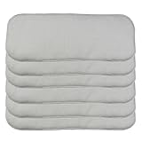 Happy Cherry　新生児用　ベビー用品 高吸水 通気性 成型 布おむつ　布オムツ　肌に相応しい　おむつライナー　速乾 ふんわり やわらか　抗菌　6枚セット