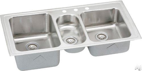 Elkay LGR43222 Harmony Lustertone Stainless Steel