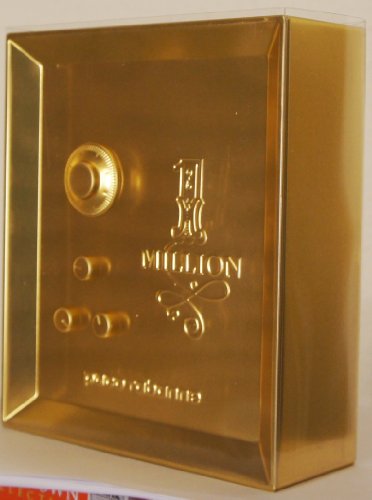 paco rabanne 1 million Cologne Gift Set for Men 3.4 oz Eau De Toilette Spray & 3.4 OZ After Shave Lotion