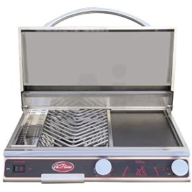 Cal Flame BBQ08882E 23 Gourmet Trio Electric Grill with Searing Zone, Warming Zone,... from Electric Grills
