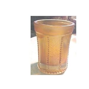 IMPERIAL QUOT;DOUBLE DUTCHQUOT; MARIGOLD CARNIVAL GLASS BOWL (WINDMILL