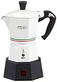 Bialetti Elektrika Fiat 500 Elektrische Espressokocher, weiß - im original Fiatdesign/-farbe