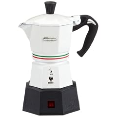 Bialetti Elektrika Fiat 500 Elektrische Espressokocher, wei� - im original Fiatdesign/-farbe