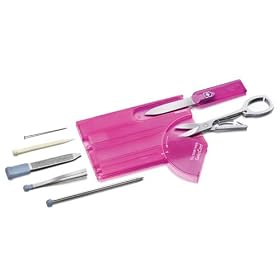 Victorinox Swiss Army Knife 53930 SwissCard Translucent Pink