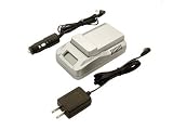 Hi-Capacity Camcorder Battery Charger for Canon Elura & Optura (BP-406/412/422)