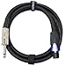 GLS Audio 6 feet Speaker Cable 12AWG Patch Cords - 6 ft 1/4