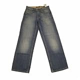 Marc Ecko - Ecko Unlimited Mens Washed Blue Baggy Fit Jeans