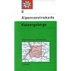 DAV Alpenvereinskarte 08 Kaisergebirge 1 : 25 000 mit Wegmarkierungen und Skirouten: Topographische Karte