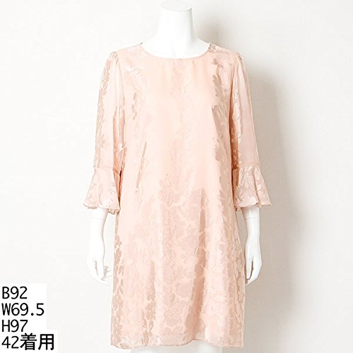 ローズティアラ（大きいサイズ）（Rose Tiara） 全2色【大きいサイズ】【13・17号】オパール吹き上げフラワープリントチュニックドレス